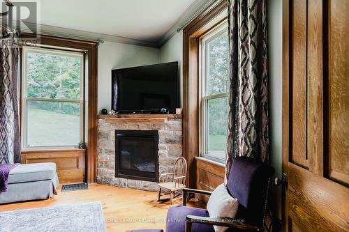 4242 Cedar Valley Road, Clarington, ON - Indoor Photo Showing Living Room With Fireplace