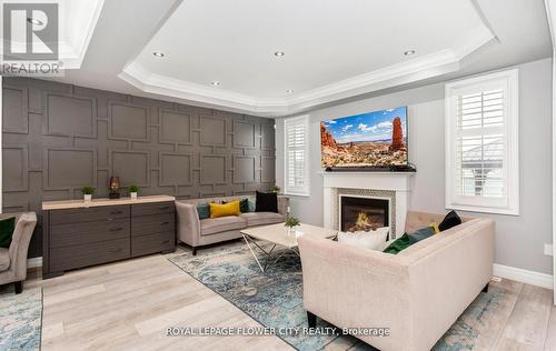 21 Arkwright Drive, Brampton, ON - Indoor With Fireplace
