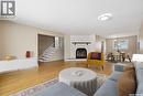 2610 Cascade Street, Saskatoon, SK  - Indoor Photo Showing Living Room With Fireplace 