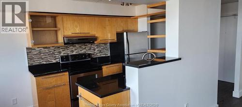 150 Park Unit# 2412, Windsor, ON - Indoor Photo Showing Kitchen