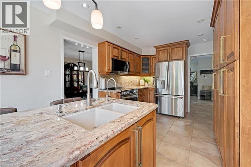 477 Burnett Avenue, Cambridge, ON - Indoor Photo Showing Kitchen With Stainless Steel Kitchen With Double Sink