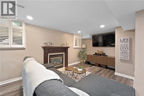 477 Burnett Avenue, Cambridge, ON - Indoor Photo Showing Other Room With Fireplace