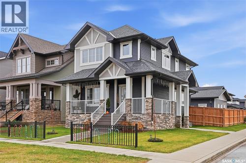 703 Underhill Lane, Saskatoon, SK - Outdoor With Deck Patio Veranda With Facade
