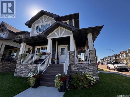 703 Underhill Lane, Saskatoon, SK - Outdoor With Deck Patio Veranda With Facade