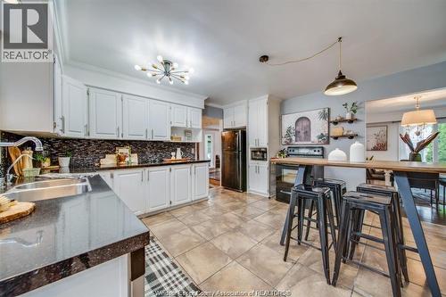 145 Centennial Drive, Tecumseh, ON - Indoor Photo Showing Kitchen With Double Sink