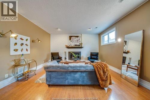 145 Centennial Drive, Tecumseh, ON - Indoor Photo Showing Living Room With Fireplace