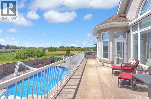 1453 Normandy Drive, Moose Jaw, SK - Outdoor With In Ground Pool With Deck Patio Veranda