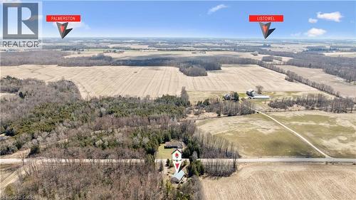 Aerial View - 5578 11Th Line, Harriston, ON - Outdoor With View