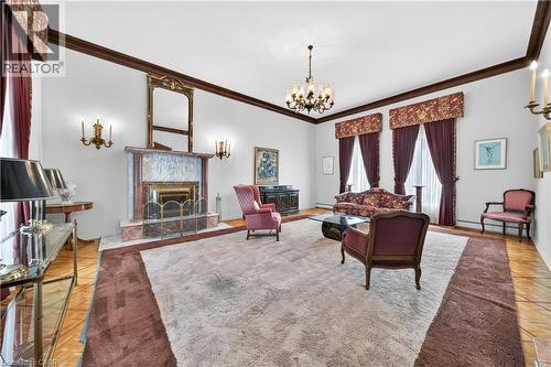 213 Stone Church Road W, Hamilton, ON - Indoor With Fireplace
