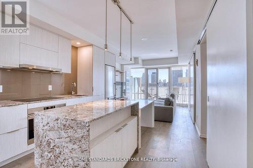 1306 - 1 Bloor Street E, Toronto, ON - Indoor Photo Showing Kitchen With Upgraded Kitchen