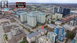 Aerial overview showcasing the property's proximity to urban amenities and educational institutions - 