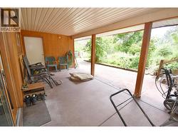 Covered deck from Recreation room - 
