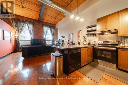 221 - 26 Ontario Street, Guelph (St. Patrick'S Ward), ON - Indoor Photo Showing Kitchen