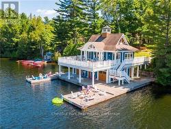 Boathouse Sits Along 1,150 Feet Waterfront - 