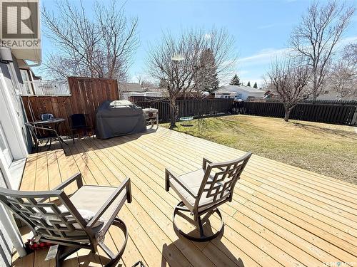 787 Brimacombe Drive, Weyburn, SK - Outdoor With Deck Patio Veranda