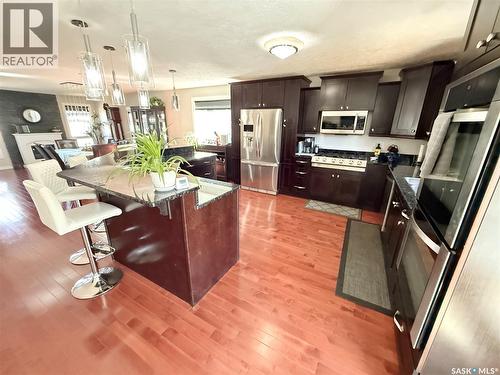 787 Brimacombe Drive, Weyburn, SK - Indoor Photo Showing Kitchen With Upgraded Kitchen