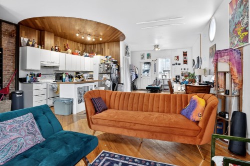 Salon - 1460 Av. De La Salle, Montréal (Mercier/Hochelaga-Maisonneuve), QC - Indoor Photo Showing Living Room