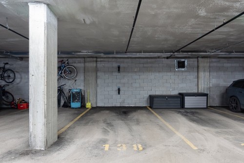Garage - 401-590 Rue Nicolet, Montréal (Mercier/Hochelaga-Maisonneuve), QC - Indoor Photo Showing Garage