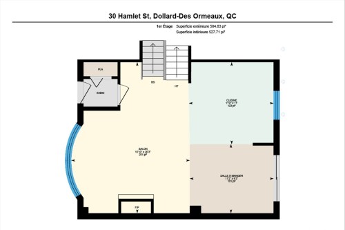 Plan (croquis) - 30 Rue Hamlet, Dollard-Des-Ormeaux, QC - Other