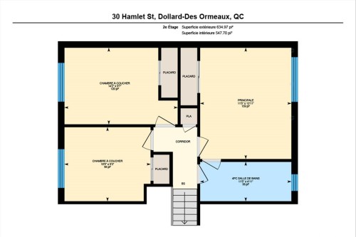 Plan (croquis) - 30 Rue Hamlet, Dollard-Des-Ormeaux, QC - Other
