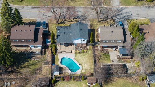 Photo aérienne - 30 Rue Hamlet, Dollard-Des-Ormeaux, QC - Outdoor With In Ground Pool With View