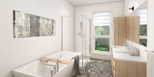 Bathroom - 206-3420 Boul. René-Laennec, Laval (Vimont), QC - Indoor Photo Showing Bathroom
