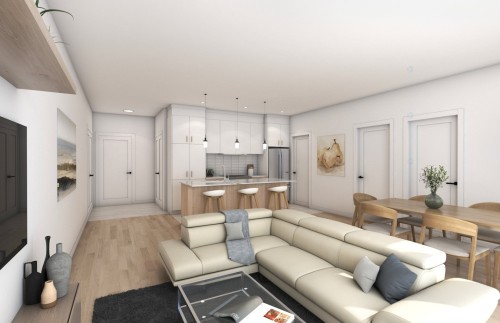 Interior - 206-3420 Boul. René-Laennec, Laval (Vimont), QC - Indoor Photo Showing Living Room