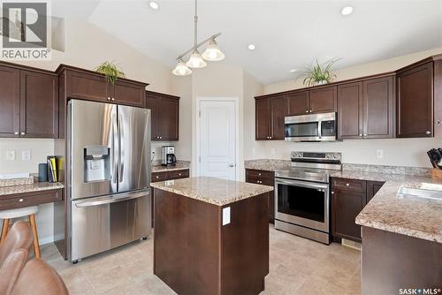 1218 Rempel Crescent, Saskatoon, SK - Indoor Photo Showing Kitchen With Double Sink