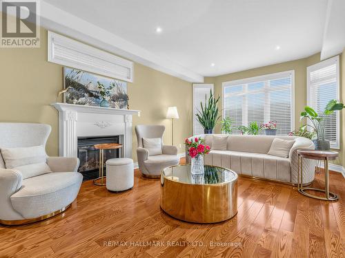 69 B Elm Grove Avenue, Richmond Hill, ON - Indoor Photo Showing Living Room With Fireplace