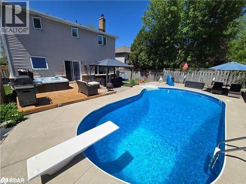 39 Celia Crescent, Guelph, ON - Outdoor With In Ground Pool With Deck Patio Veranda With Backyard