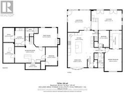 Both floors together floor plan - 