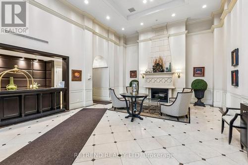 602 - 310 Red Maple Road, Richmond Hill, ON - Indoor Photo Showing Other Room With Fireplace