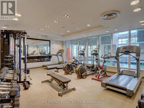 602 - 310 Red Maple Road, Richmond Hill, ON - Indoor Photo Showing Gym Room