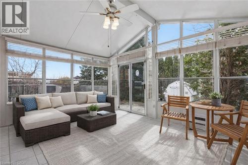 Virtually Staged - 12 Sumner Crescent, Grimsby, ON - Indoor Photo Showing Living Room