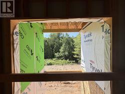 View from patio sliding doors to covered porch - 