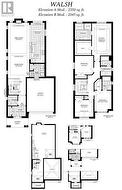 The Walsh Elevation B Floor Plan - 