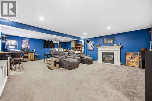 608 Mc Master Court, Sarnia, ON - Indoor With Fireplace