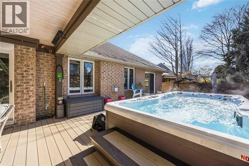 608 Mc Master Court, Sarnia, ON - Outdoor With Deck Patio Veranda