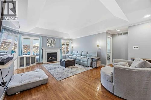 608 Mc Master Court, Sarnia, ON - Indoor Photo Showing Living Room With Fireplace