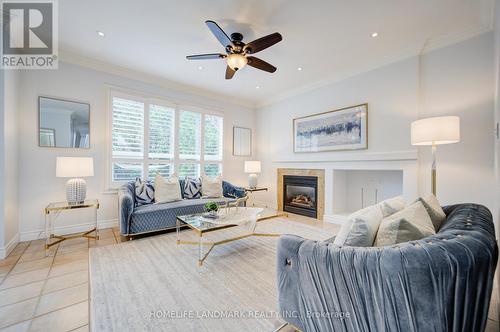 5041 Dryden Avenue, Burlington, ON - Indoor Photo Showing Living Room With Fireplace