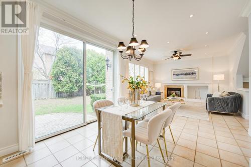 5041 Dryden Avenue, Burlington, ON - Indoor Photo Showing Dining Room With Fireplace