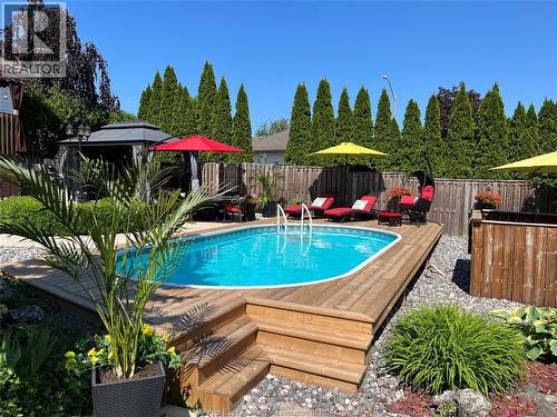 12123 Cranbrook, Tecumseh, ON - Outdoor With In Ground Pool With Deck Patio Veranda With Backyard