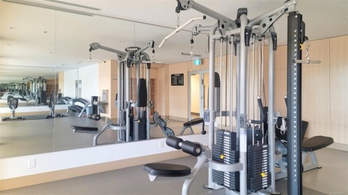 808-2000 Hannington Rd, Langford, BC - Indoor Photo Showing Gym Room