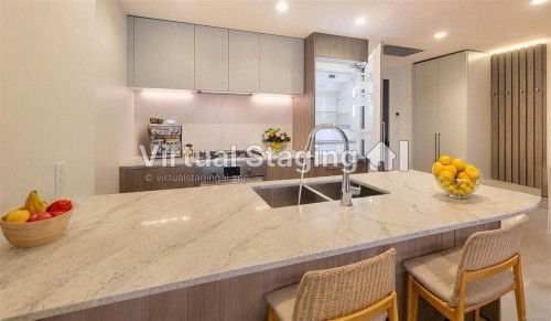 808-2000 Hannington Rd, Langford, BC - Indoor Photo Showing Kitchen With Double Sink With Upgraded Kitchen