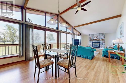40 Rabbit Road, Brighton, ON - Indoor Photo Showing Dining Room With Fireplace