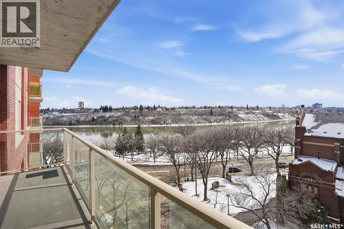 701 902 Spadina Crescent E, Saskatoon, SK - Outdoor With Balcony With View