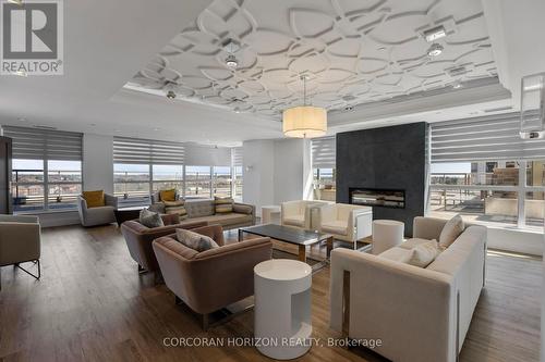 1003 - 9560 Markham Road, Markham, ON - Indoor Photo Showing Living Room With Fireplace