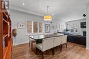 5142 Ancient Stone Avenue, Mississauga, ON  - Indoor Photo Showing Dining Room With Fireplace 