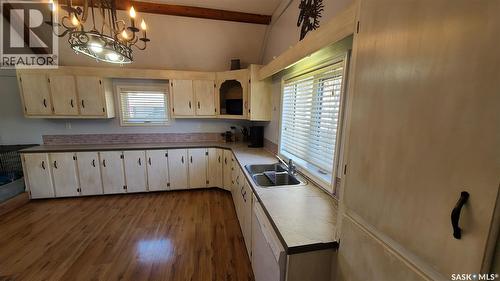 215 Mergens Street, Weyburn, SK - Indoor Photo Showing Kitchen With Double Sink