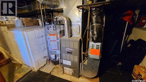 215 Mergens Street, Weyburn, SK - Indoor Photo Showing Basement